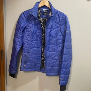 Columbia Omni Shield woman’s purple ski jacket